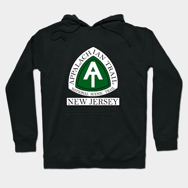 Appalachian Trail National Scenic Trail New Jersey NJ Hoodie by DD2019